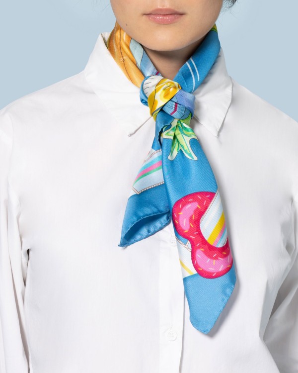 Unique Design: Editions Ventinove Silk scarf - Italian Craftsmanship