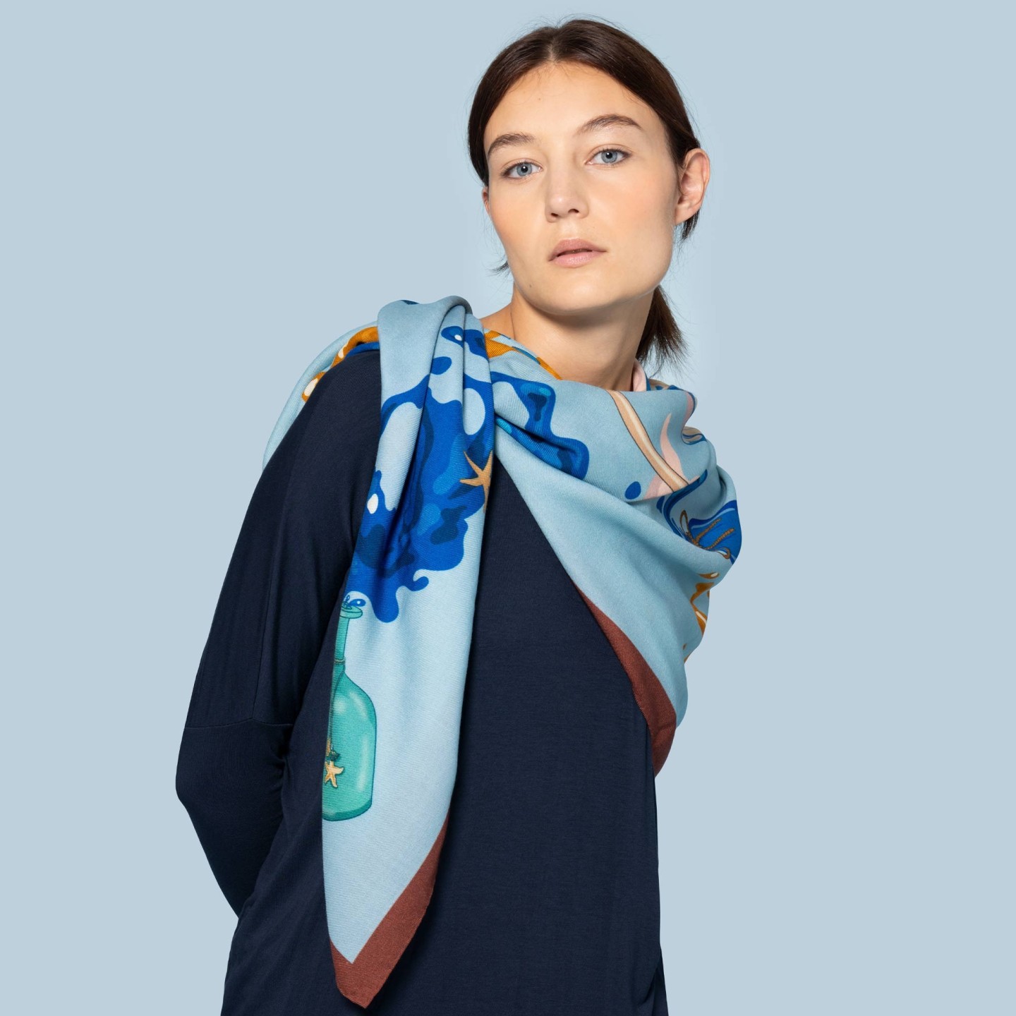 Craquez pour nos grands foulard en soie et laine - Pozione magica !