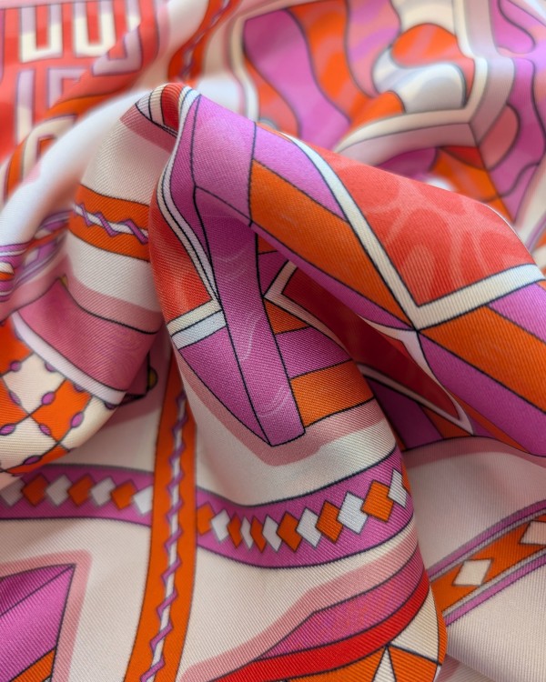 Foulard en soie 50 x 50 "Boites de Sorrente" - Editions Ventinove