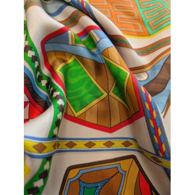Foulard en soie 50 x 50 "Boites de Sorrente" - Editions Ventinove