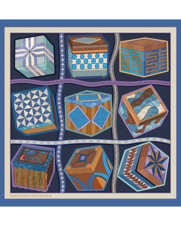 Acquista il foulard di Seta Editions Ventinove 50x50 cm!