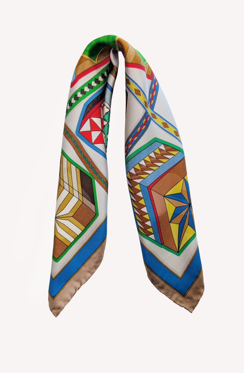 Foulard en soie 50 x 50 "Boites de Sorrente" - Editions Ventinove