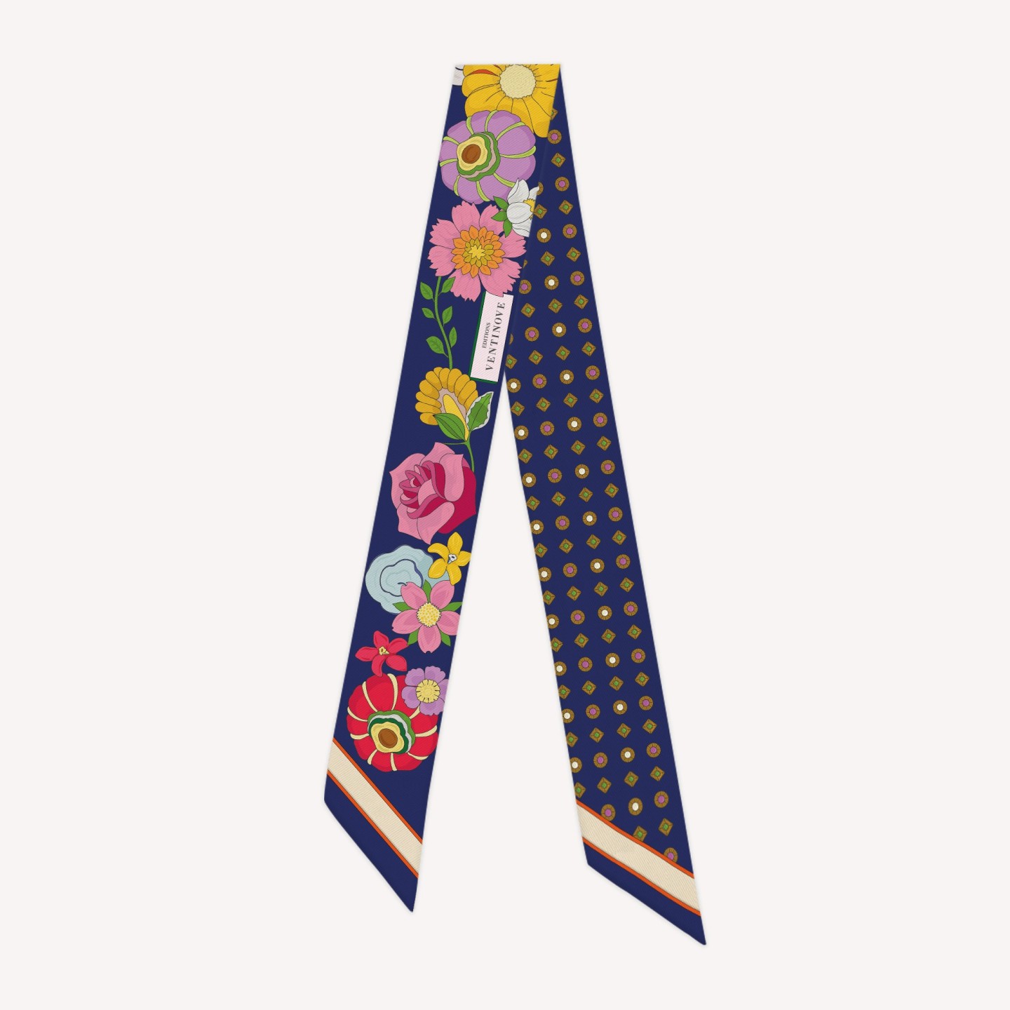 Silk Twilly Ribbon The Flowers of Parthenope