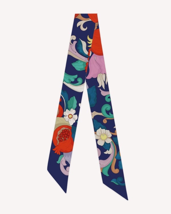 Silk Ribbon Costiera blue