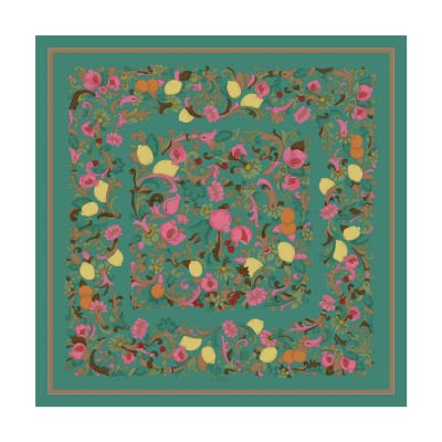 Wool and Silk Scarf “Costiera” – Made in Italy