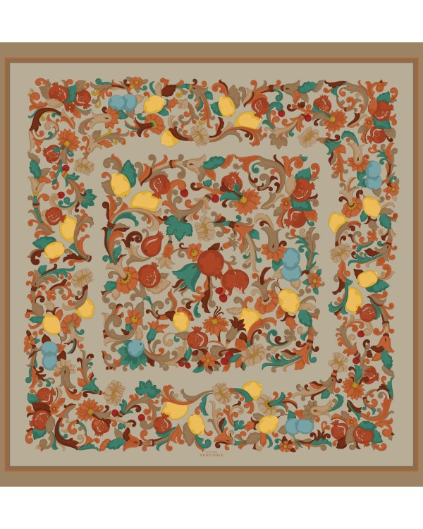 Foulard en laine et soie “Costiera” – Made in Italy