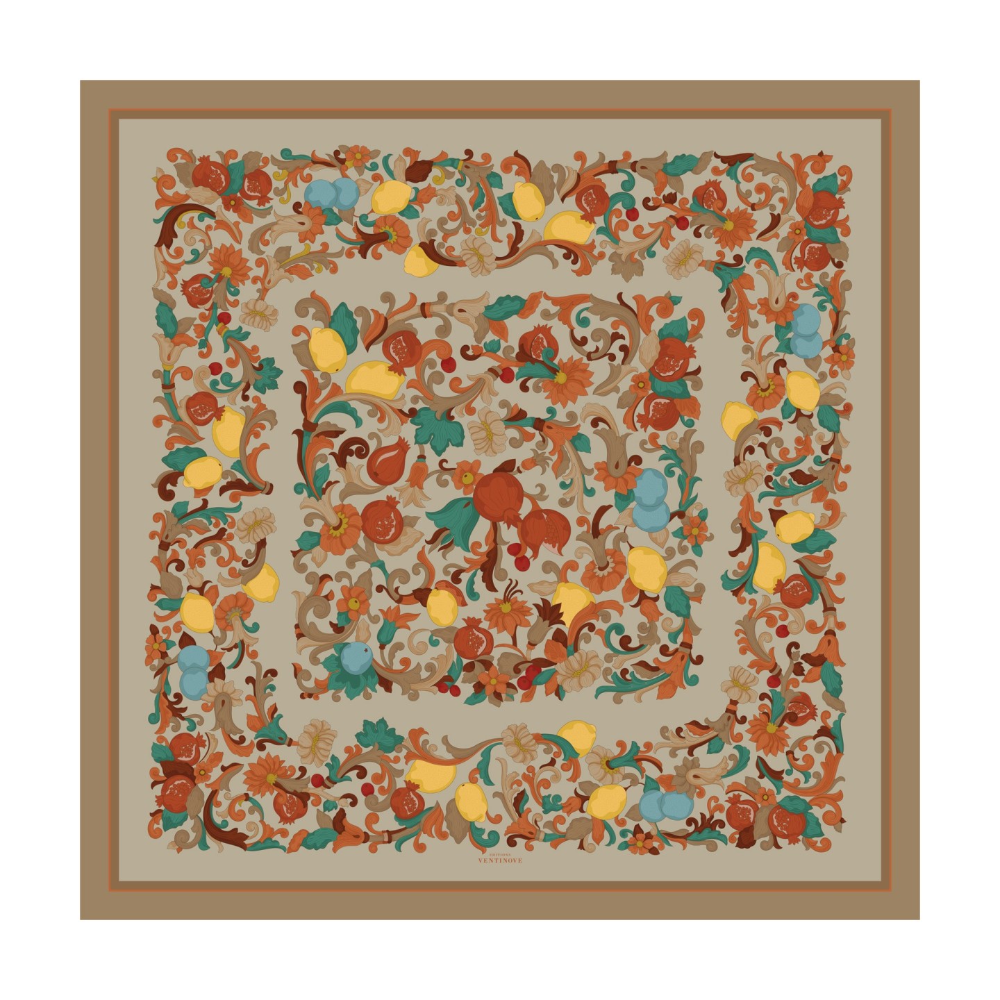 Foulard en laine et soie “Costiera” – Made in Italy