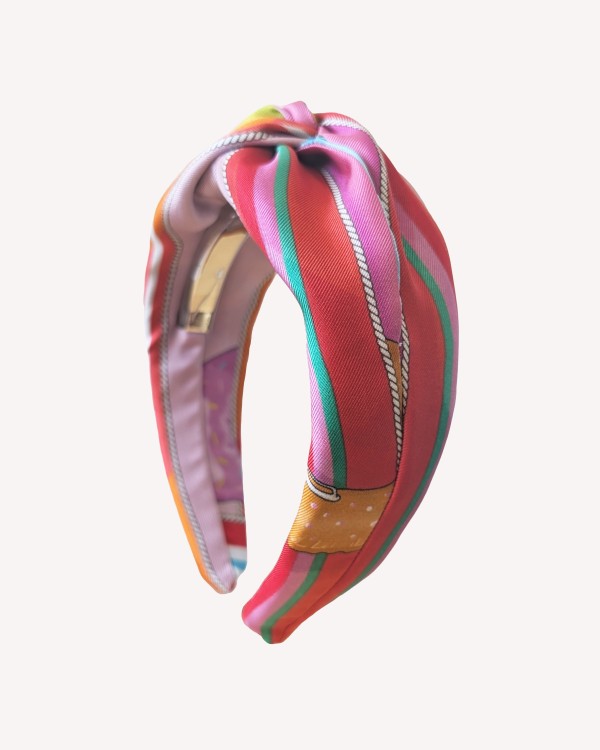 Silk Twill headband La Spiaggia