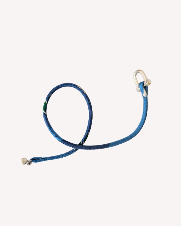 Silk Twill Bracelet – TLoop Editions Ventinove – Intarsio Blue