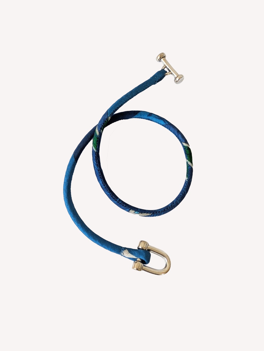 Silk Twill Bracelet – TLoop Editions Ventinove – Intarsio Blue