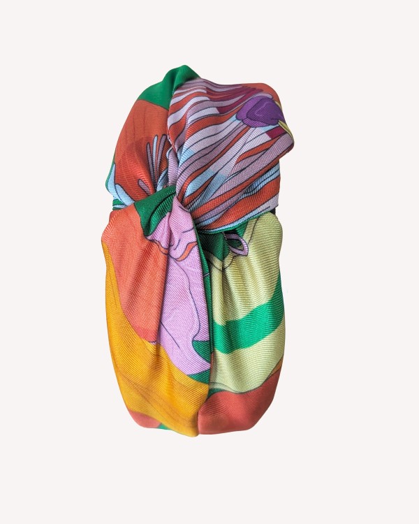 Silk Twill headband Gabbia per uccelli