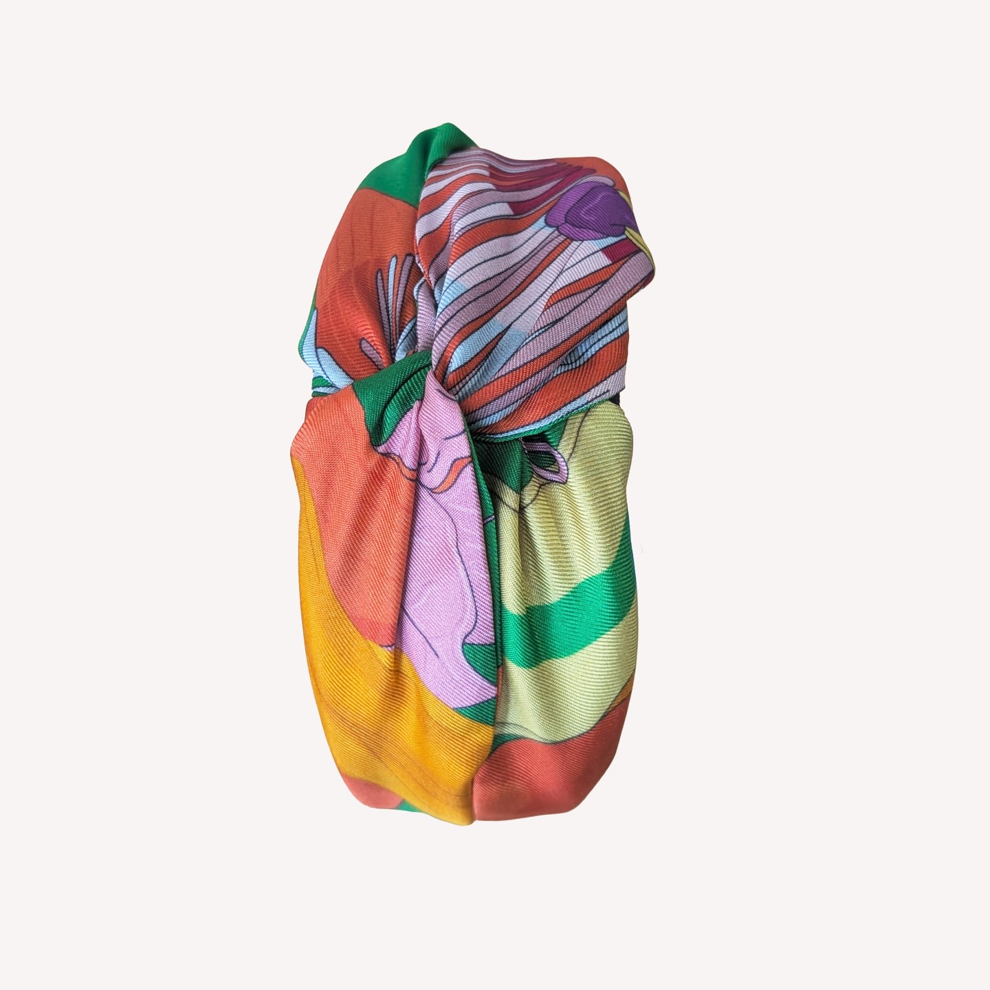 Silk Twill headband Gabbia per uccelli