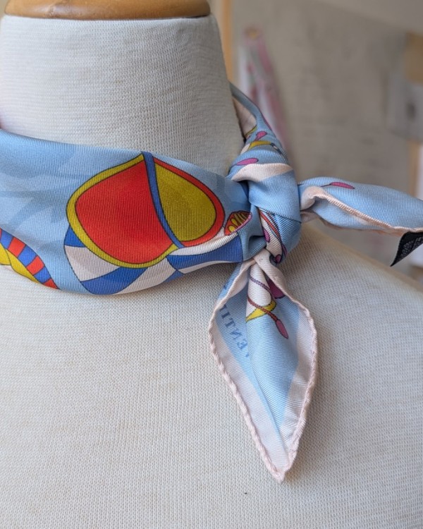 Foulard de seta Les fleurs de câpres