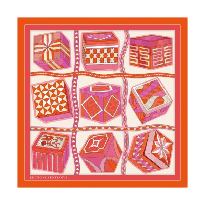 Silk scarf 50 x 50 Sorrento - Editions Ventinove