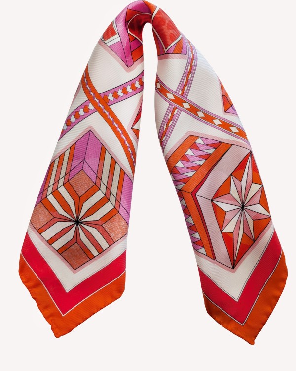 Foulard en soie 50 x 50 "Boites de Sorrente" - Editions Ventinove