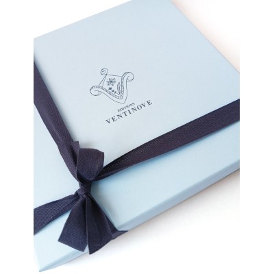 Foulard di seta 70 x 70 "Boite Marqueterie" - Ventinove