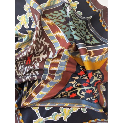 Silk carf 70 x 70 "Boxe Inlay" - Ventinove
