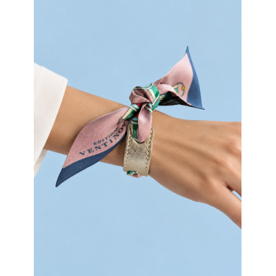 Bracelet Ex-voto Soie et Cuir | Editions Ventinove