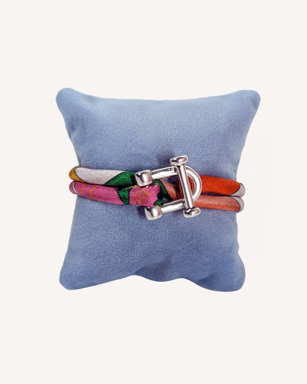 Twist T – Bracciale in seta upcycled | Éditions Ventinove