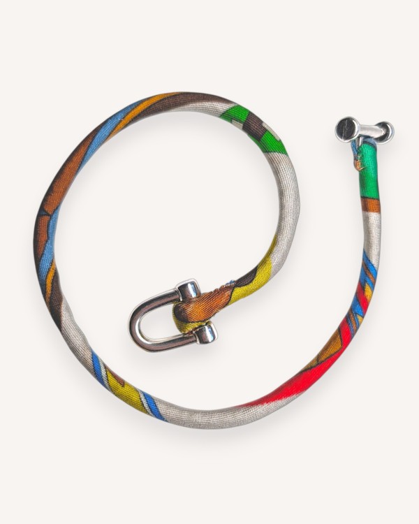 Twist T Scatole intarsio – Bracelet en soie | EDITIONS VENTINOVE