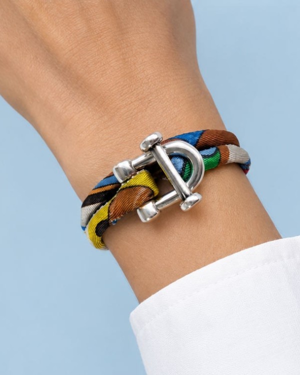 Twist T – Bracciale in seta upcycled | Editions Ventinove
