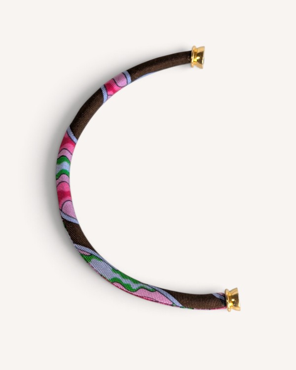 Ellisse Silk Bracelet, Magnetic Clasp | Ventinove