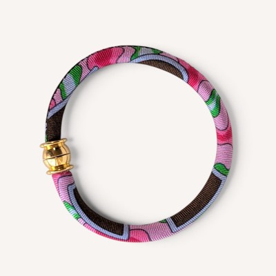 Ellisse Silk Bracelet, Magnetic Clasp | Ventinove