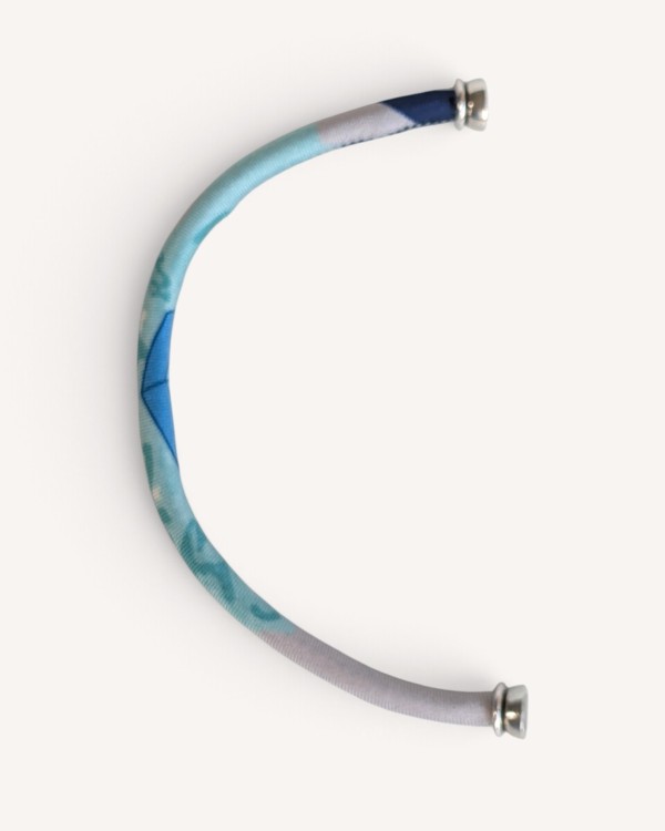 Bracelet Ellisse en soie, fermoir aimanté | Editions Ventinove