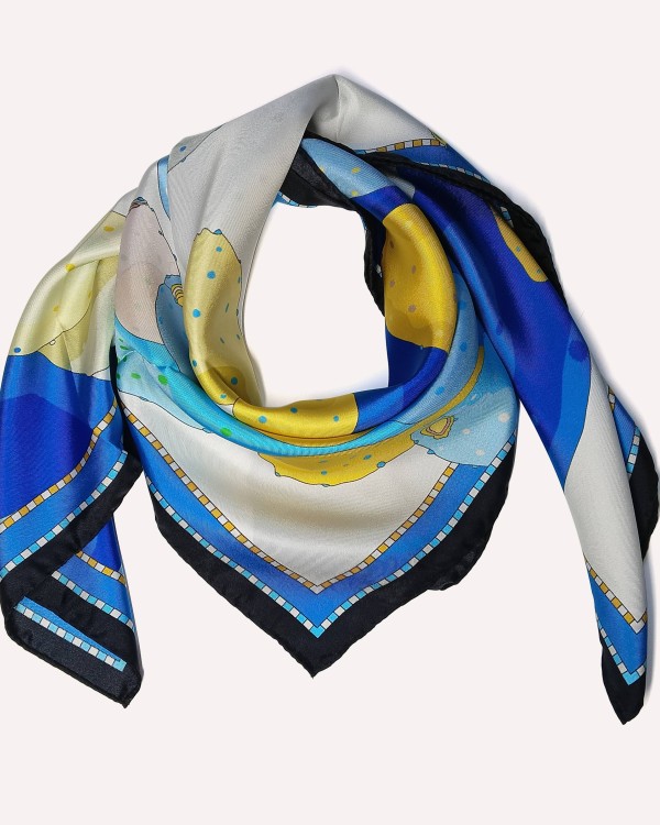 Foulard en soie 90 - Fichi d'india