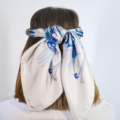 Foulard en soie 90 - Alghe del sud