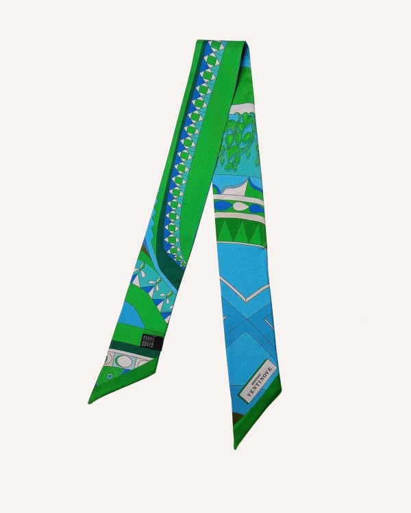 silk ribbon Editions Ventinove :Wrap Elegance: Silk Twilly that Tells