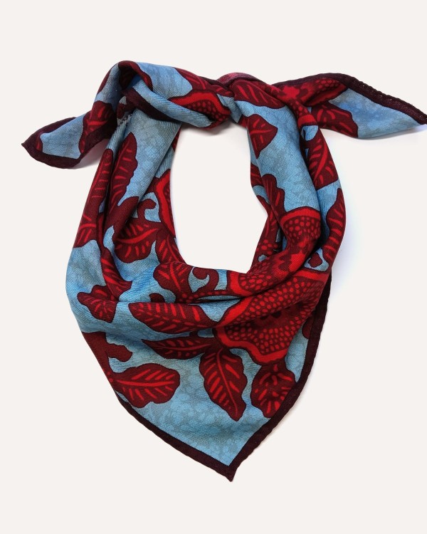 Silk and wool scarf 70x70 cm - Editions Ventinove