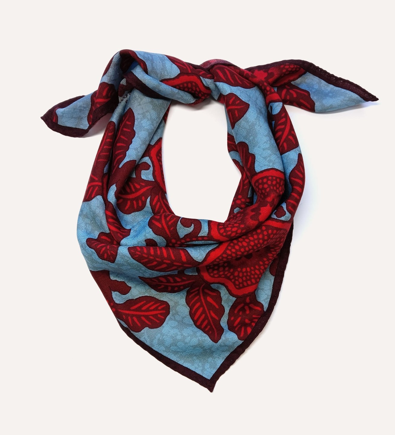 Silk and wool scarf 70x70 cm - Editions Ventinove