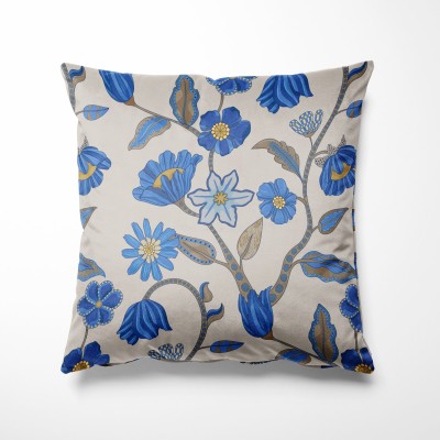 Housse de coussin Marqueterie fleurs