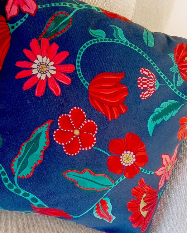 Cotton Velvet Pillow Cover 100% Made in Italy