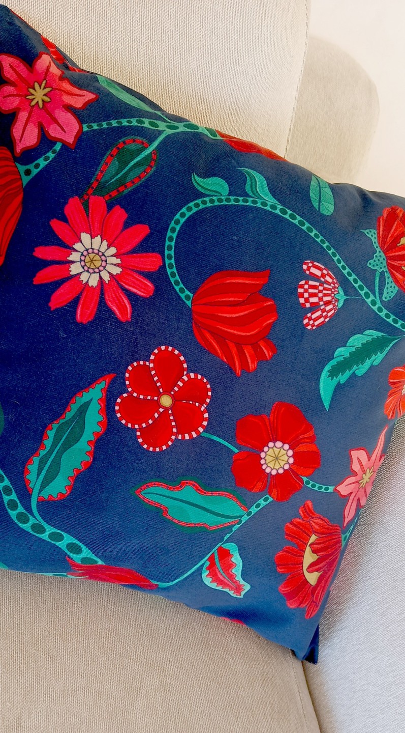 Cotton Velvet Pillow Cover 100% Made in Italy