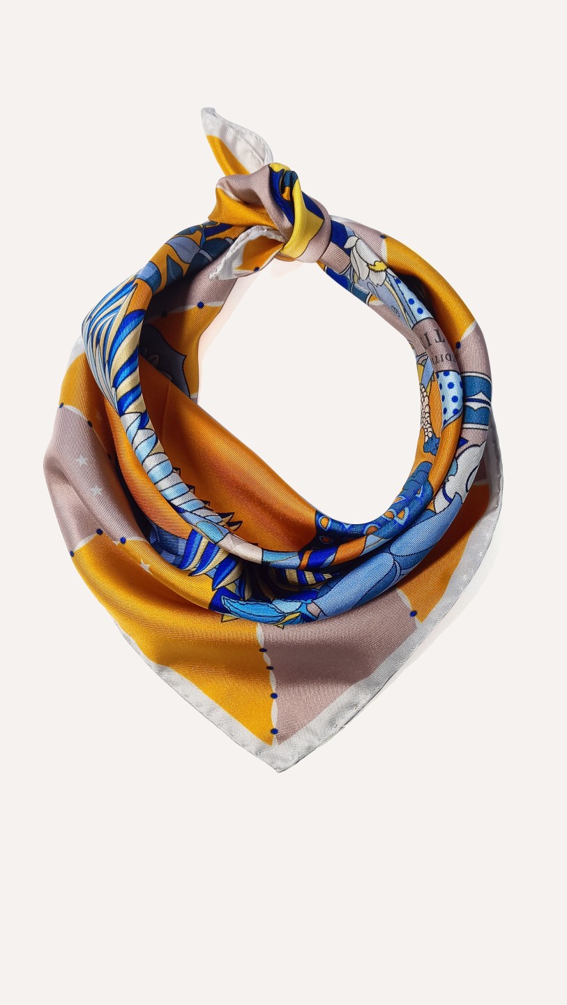 Acquista il nostro piccolo foulard di Seta 50x50 cm!