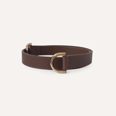 Buy the leather belt that closes with a scarf!