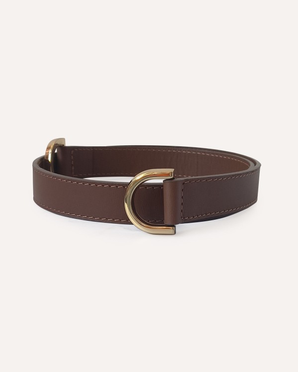 Buy the leather belt that closes with a scarf!