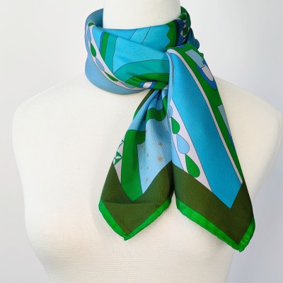 Unique Design: Editions Ventinove silk scarf - Italian Craftsmanship