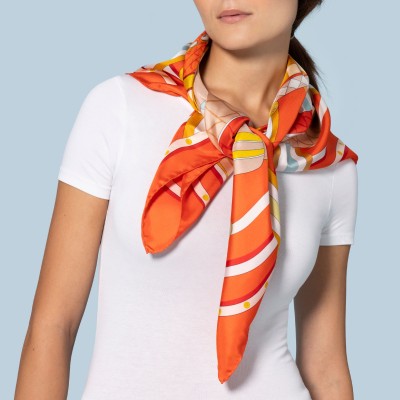 Twill silk scarf Editions Ventinove Silk scarf - Italian Craftsmanship