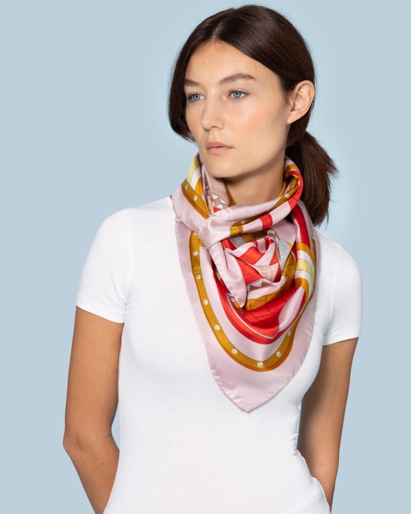 Twill silk scarf Editions Ventinove Silk scarf - Italian Craftsmanship