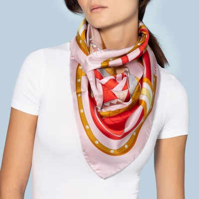 Twill silk scarf Editions Ventinove Silk scarf - Italian Craftsmanship