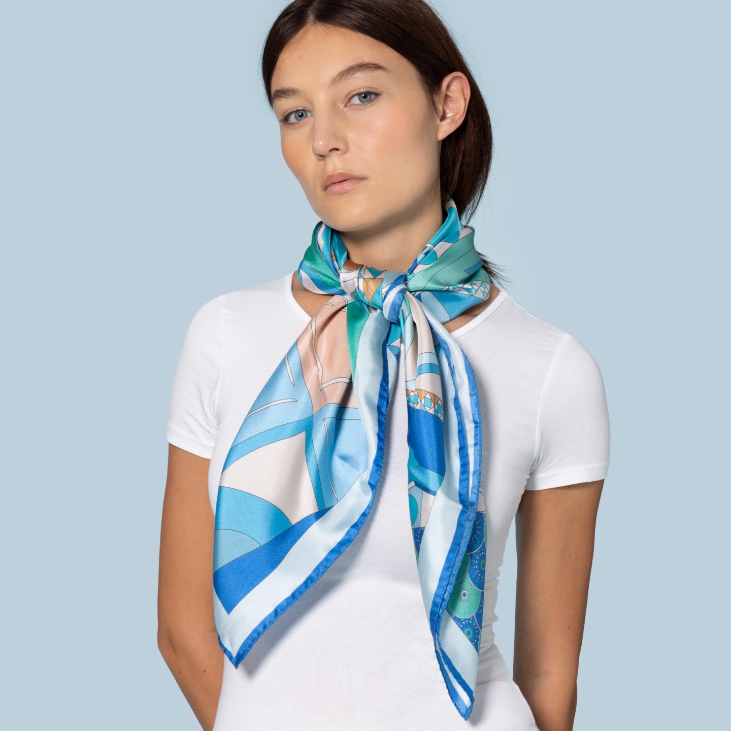 Unique Design: Editions Ventinove silk scarf - Italian Craftsmanship