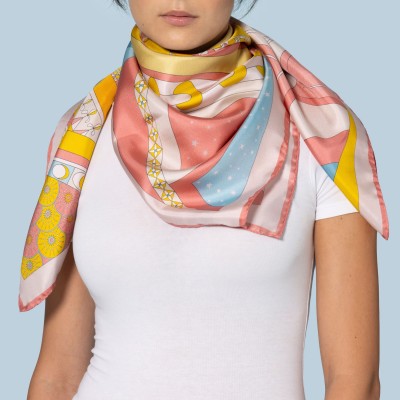 Acquista il foulard di Seta Editions Ventinove 90x90 cm!